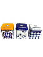 3x 100g Wilhelmina Pepermunt in decorative metal tins
