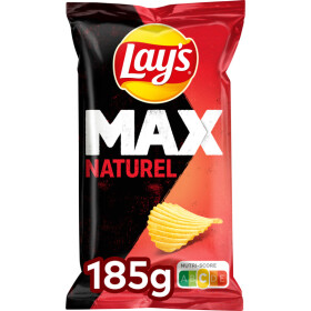 Lays MAX Naturel Chips 185g (MHD 09.05.2026)