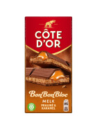 Cote dOr Bon Bon Bloc Milchschokolade Praliné & Karamel 200g