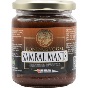 Koningsvogel Sambal Manis 280g