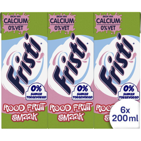 Nutricia Fristi 0% suiker toegevoegd 6 x200ml
