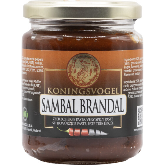 Koningsvogel Sambal Brandal 280g