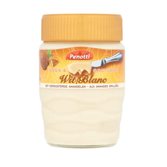 Penotti Wit white chocolate spread with almonds 350g