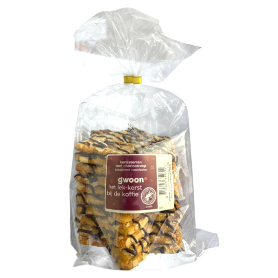 Gwoon Reuze Kerststerren with almonds 325g