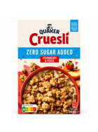 Quaker Cruesli Aardbei & Perzik Zero Sugar 400g