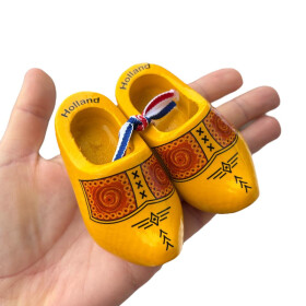 Dekorative Klompen Gelb ca. 8cm