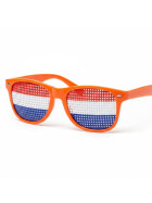 Orange glasses with tulips