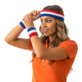 Sweatband set Netherlands for head and wrists