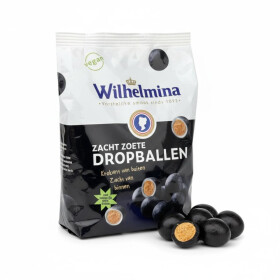 Fortuin Wilhelmina zacht zoete Dropballen 1Kg