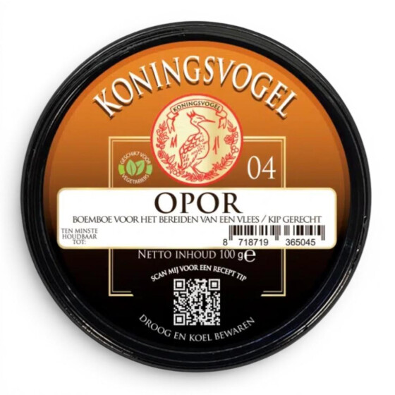 Koningsvogel Boemboe Opor Nr. 4 100g