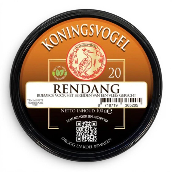 Koningsvogel Boemboe Rendang Nr. 20 100g