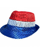 Dutch Red-white-blue Sequin hat