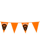 Wimpelkette Löwe Oranje 6 Meter mit 15 Wimpeln