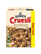 Quaker Cruesli Cookies & Cream 850g