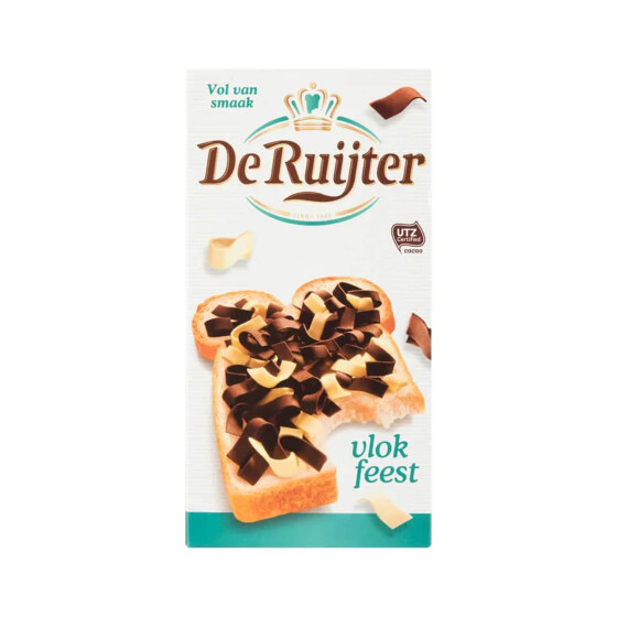 B-Ware De Ruijter Vlokfeest - Schokoflocken gemischt 200g