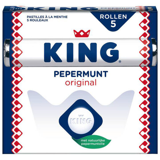 King Pepermunt Peppermint 5 rolls x 44 g I buy online